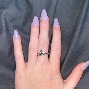 James Avery initial K ring